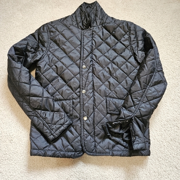 Quilted Micros jacket black small - Picture 1 of 6